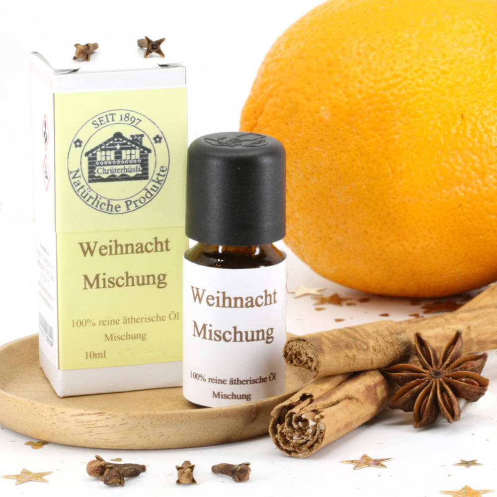 Weihnachtsduftöl Bio, ätherische Ölmischung