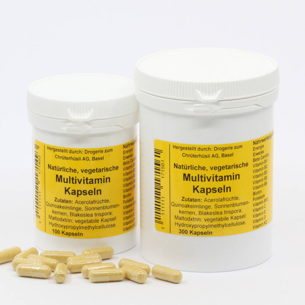 Multivitamin Kapseln 100% natürlich