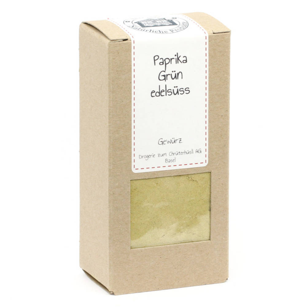 Paprika edelsüss grün