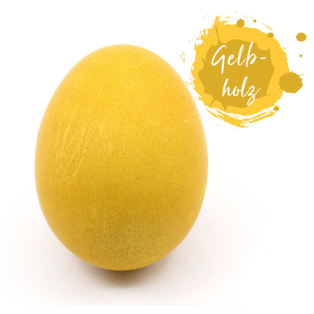 Gelbholz Ostereierfarbe