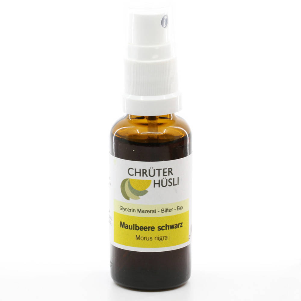 Maulbeere, schwarze Glycerin Mazerat Spray