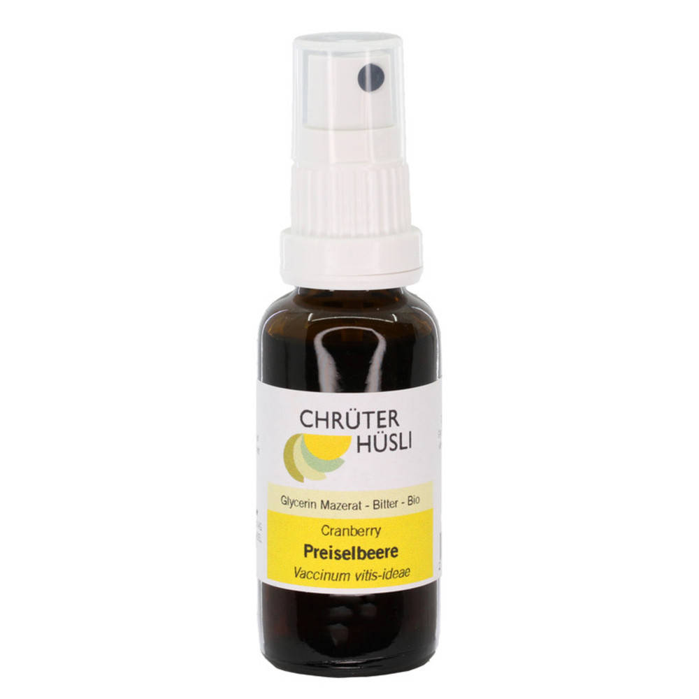 Preiselbeere Glycerin Mazerat Spray Bio
