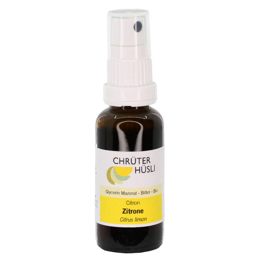 Zitrone Glycerin Mazerat Spray Bio