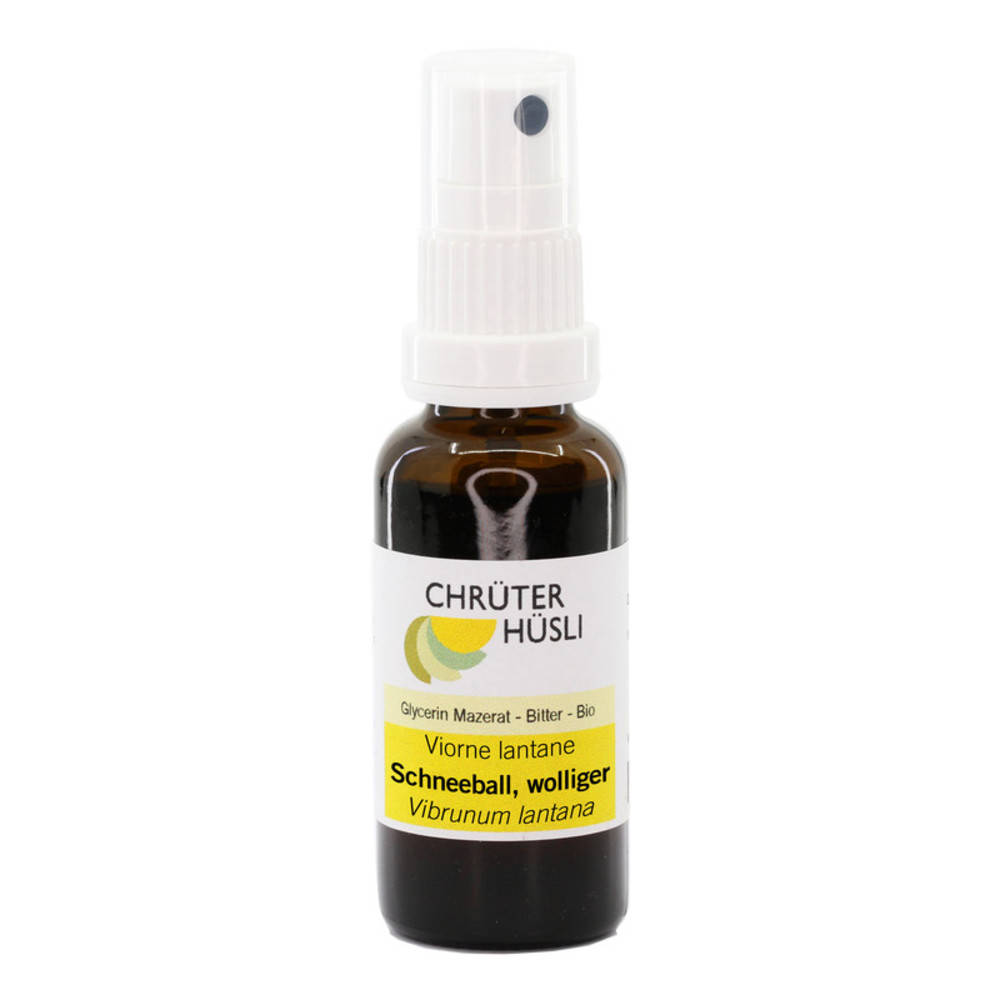 Schneeball Wolliger Glycerin Mazerat Spray Bio