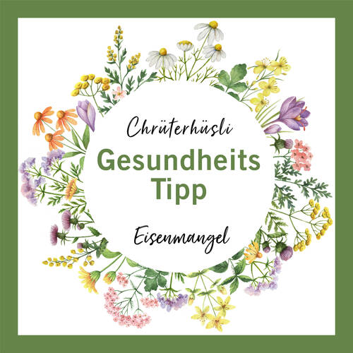 Gesundheits Tipp: Eisenmangel