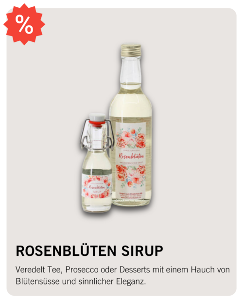Rosenblüten Sirup