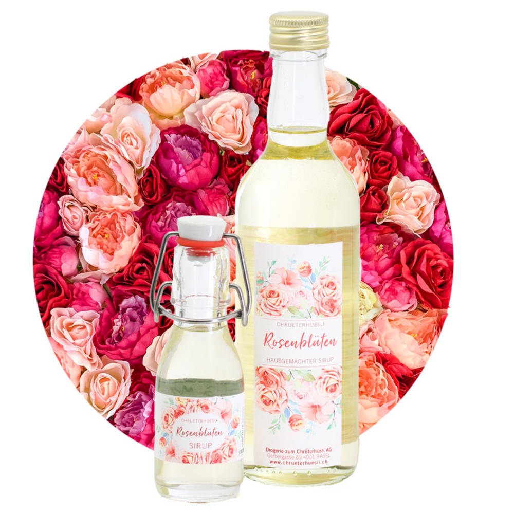 Rosenblüten Sirup