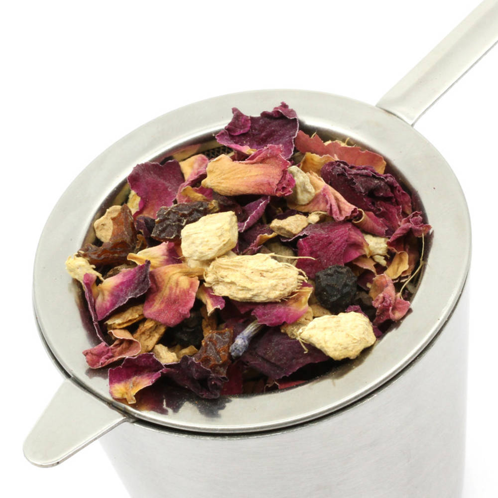 Ingwer Rosen Feuer Tee