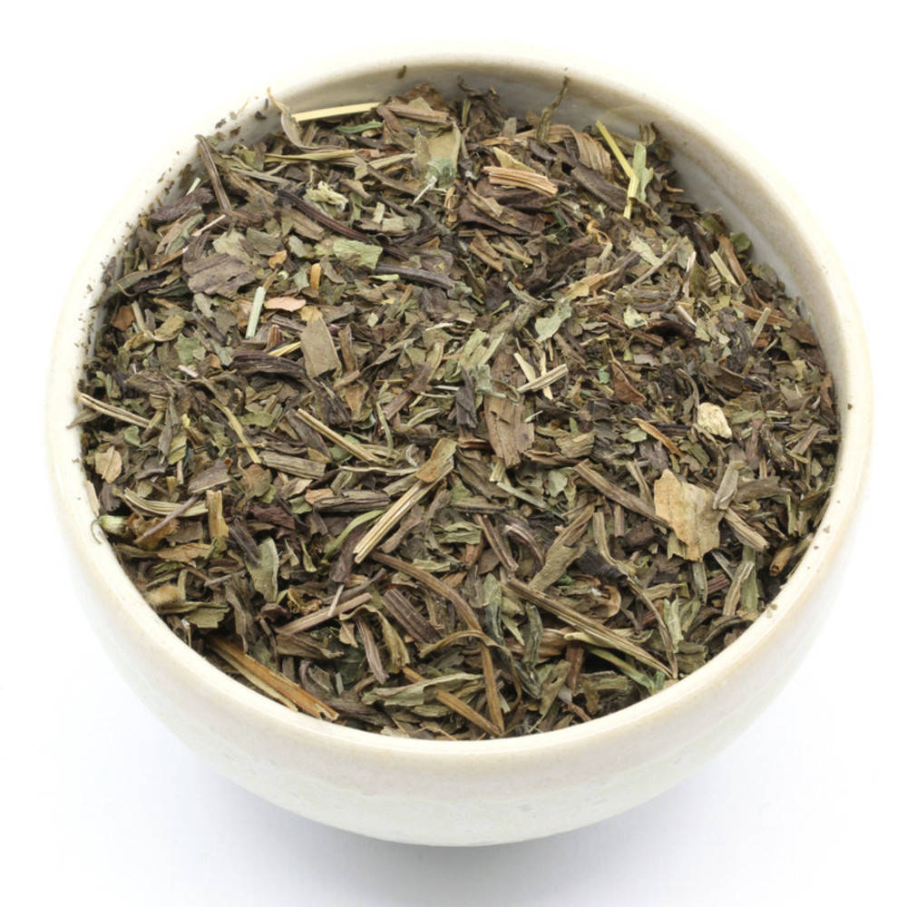 Spitzwegerichblätter geschnitten Tee Bio