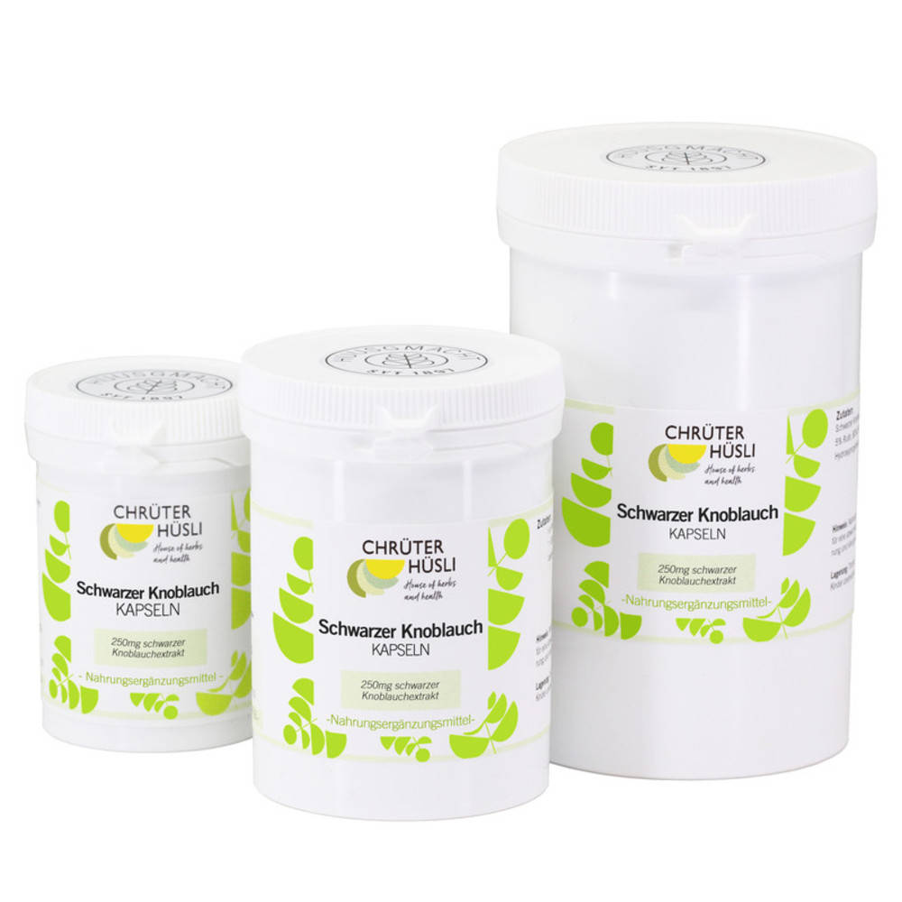 Schwarzer Knoblauch Kapseln (geruchsfrei!)