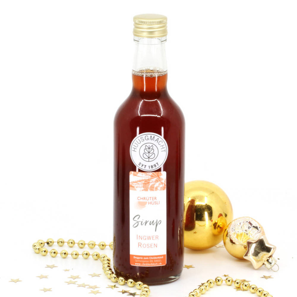 Ingwer-Rosen Feuer Sirup