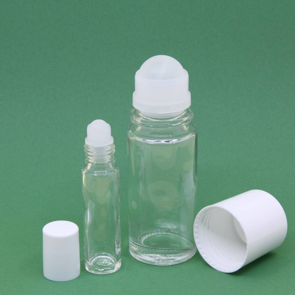 Roll-on Flasche Klarglas