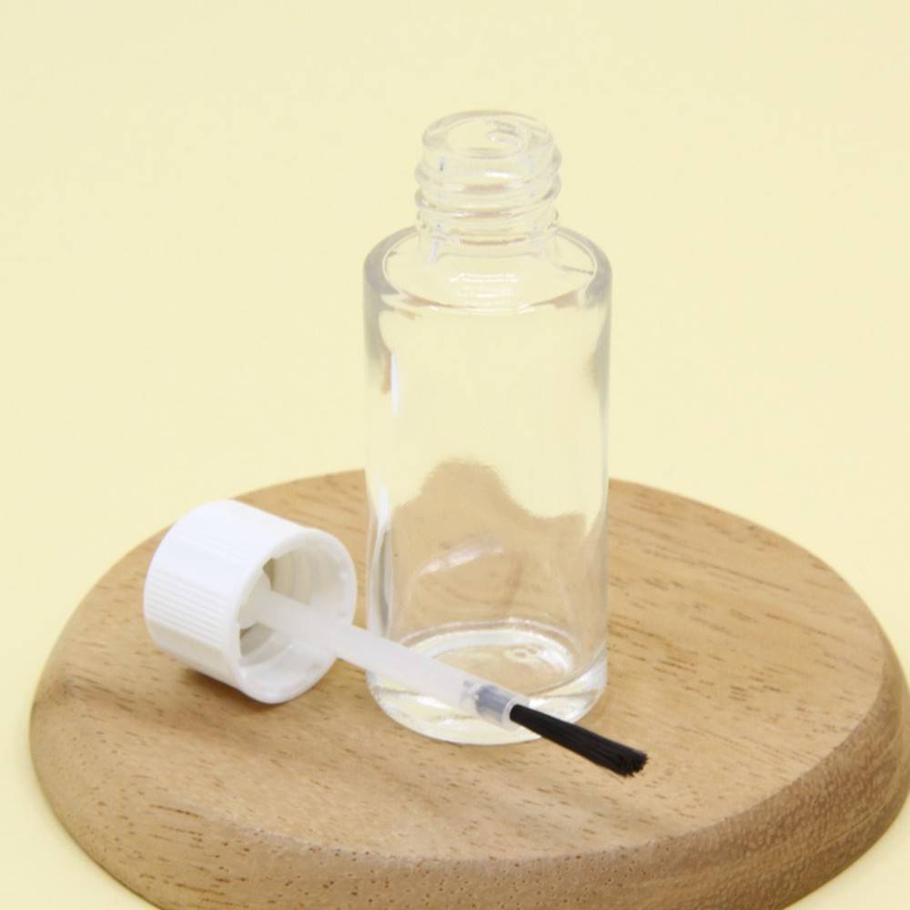 Hühneraugen Flasche Klarglas