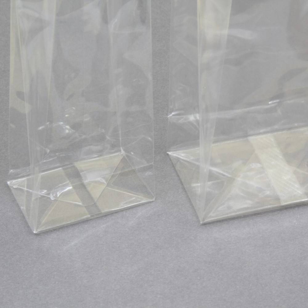 Klotzbodenbeutel durchsichtig