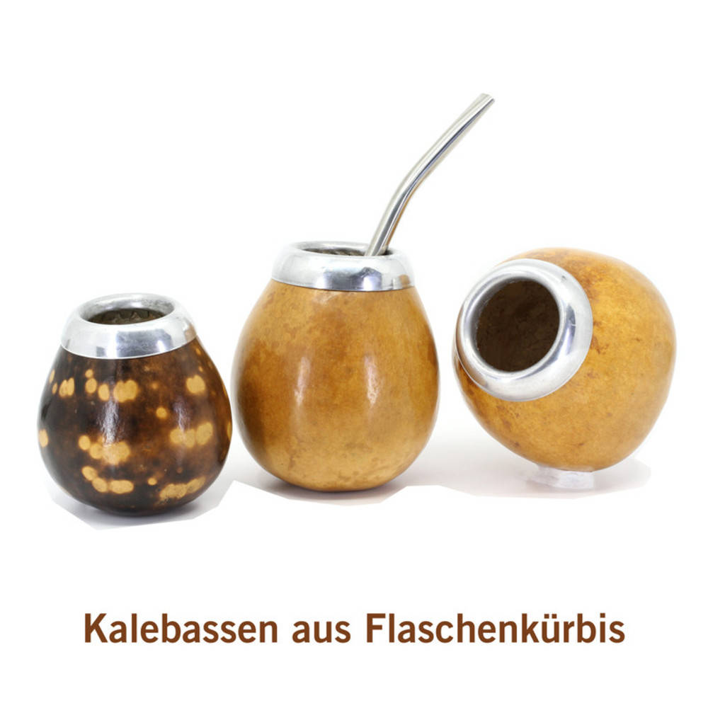 Kalebasse für Mate Tee