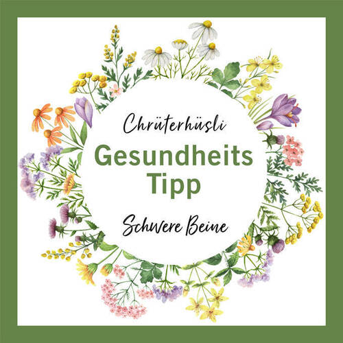 Gesundheitstipp: Schwere Beine